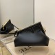 Fendi First Small Black leather bag  Height: 18 cm Depth: 9.5 cm Width: 26 cm