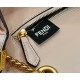 Baguette Chain Midi Pale pink leather bag  Height: 14.5 cm Depth: 7 cm Width: 24 cm