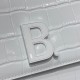 Balenciaga tofu bag crocodile pattern model: 618156 Size: 18x14x9.5cm