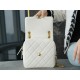 CHANEL22P retro milk white backpack