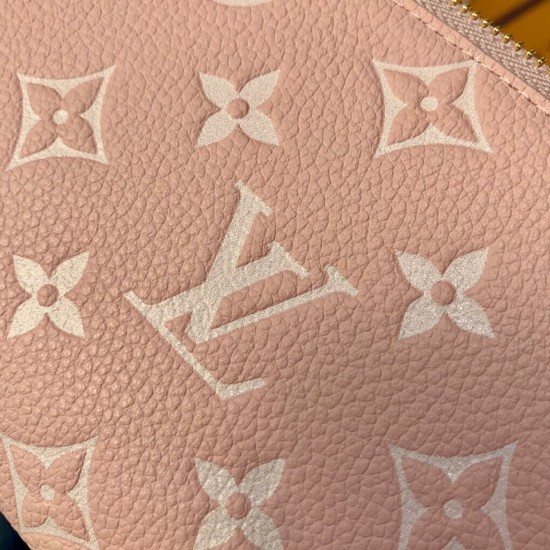 Louis Vuitton M81279 pink spring in the city series Zippy