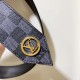 Louis Vuitton belt metal nail buckle!Bandwidth 4.5cm full package