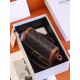 Celine #188882 #Genuine leather size: 18*5*14*6cm〰️ Retro Triumle
