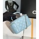 CHANEL22 Practice coin purse cotton sheepskin, light gold hardware can be manipulated by hand