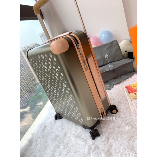 Louis vuitton suitcase titanium alloy material, lightweight scratch resistance model: m23204 20 -inch chassis size: long 35X width 21x height 55