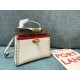 [Valentino grain calf leather handbag Size: 22x 17 x 9cm