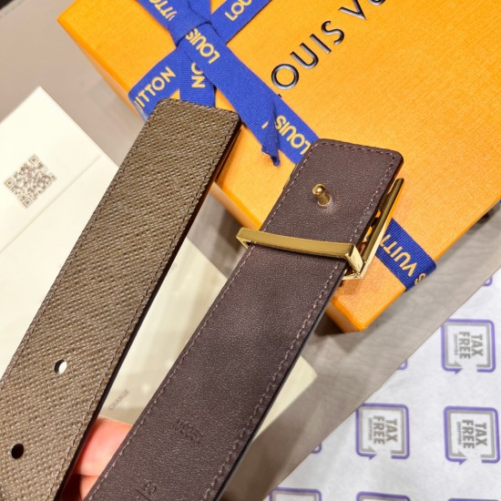 Louis Vuitton Men's Top Belt, Width 40cm, Complete Package