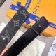 Louis Vuitton Men's New Belt Series Width 4cm Full Set of Packaging