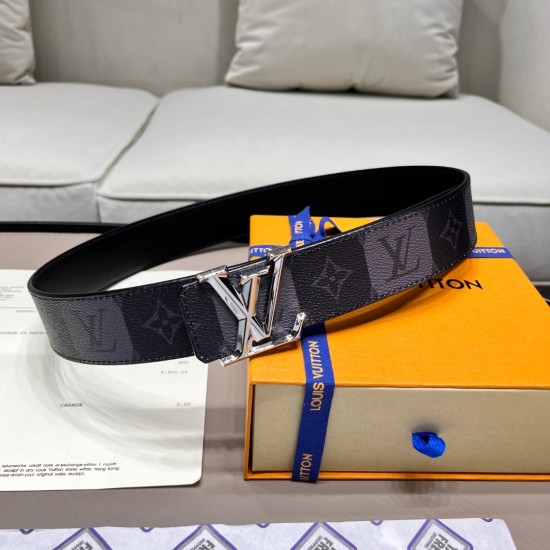 Louis Vuitton New Belt Series Width 4cm Full Set of Packaging
