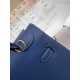 Hermès Top Replica Kelly 25 EPSOM 7U Navy Blue Gold Buckle