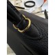 Hermès Top Replica Kylie Inside Seam Black Gold Buckle