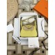 Hermès Top Replica Lindy Chick Yellow Inside Spell Cream iMPORTED Leather All Handmade