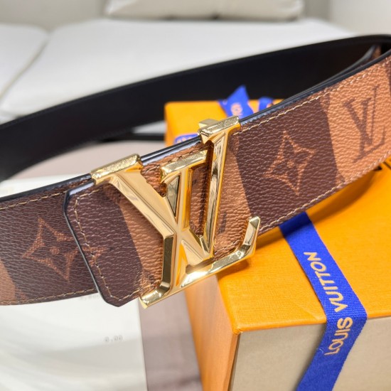 Louis Vuitton New Belt Series Width 4cm Full Set of Packaging