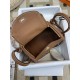 Hermès Top Replica Lindy Gold Brown Gold Buckle Imported Leather Handmade Models