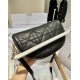 Dior vibo Top Replica Bags Black Cannage Lambskin