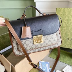 Gucci Padlock Collection Top Replica Handbags Full Set of Packaging Size 27.5*18*6cm