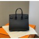 Hermès 20cm Birkin Sellier So Black