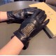 Burberry Prickly Show Gold Line Women's Sheepskin Gloves