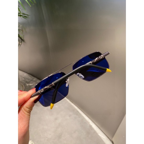 Montblanc polarizer metal men's sunglasses
