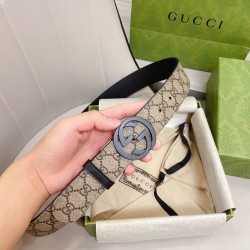 Gucci Top Replica Quality, Classic Double G PRINT MODELS with A Width of 3.7cm Full Set of Packaging