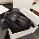 Celine Double-Sided Imported Plain Cowhide Width 2.5cm Full Set of Packaging