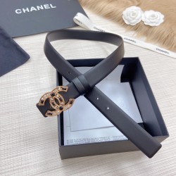 CHANEL New Models, Double-SIDED FIRST LAYER COWHIDE WIDTH 3.0cm Double-Sided Available Full Set of Packaging