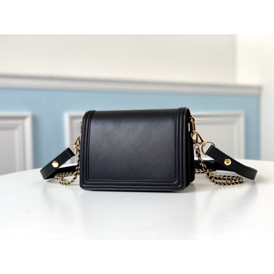 LV mini dauphine handbag size: 20.0 x 15.0 x 9.0cm