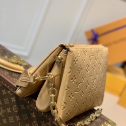 LV COUSSIN small handbag M57793 khaki color