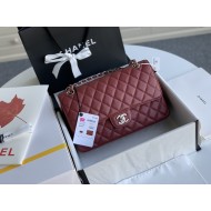 CHANEL FLAP BAG CAVIAR LEATHER SIZE:25CM