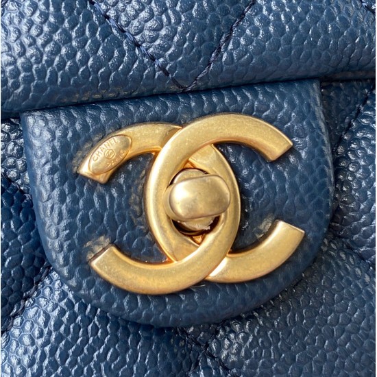 CHANEL FLAP BAG Gold Coin Size: 15×25×7cm