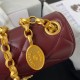 CHANEL FLAP BAG Gold Coin Size: 16x19.5x7cm