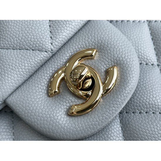 CHANEL Flap Bag Caviar Leather Size: 25CM