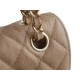 CHANEL FLAP BAG Khaki Size: 23CM