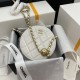 CHANEL Gold Ball Round Cake Bag Size: 12CM