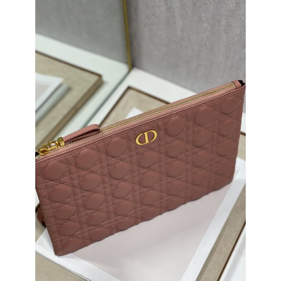 LARGE DIOR CARO DAILY POUCH Size: 30 x 21.5 cm