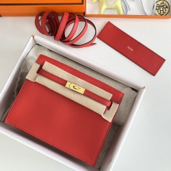 Hermès Kelly Evercolor hand-stitched waxed thread Size: 22cm