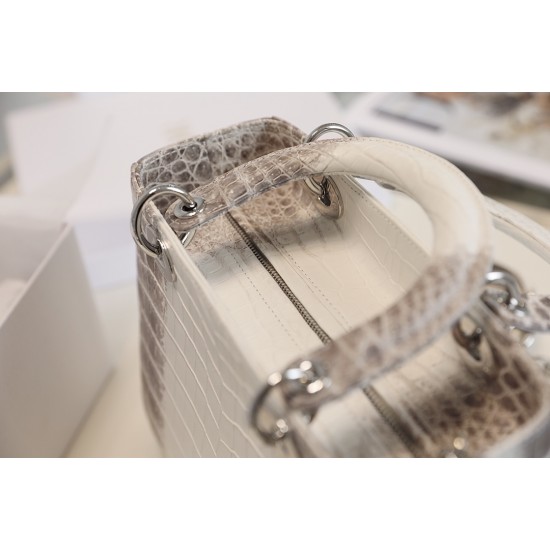Dior Crocodile Lady Bag Size: 24 x 20 x 11 cm