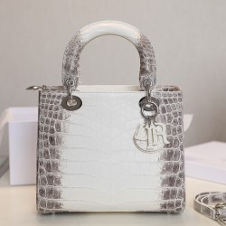 Dior Crocodile Lady Bag Size: 24 x 20 x 11 cm