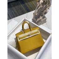 Hermes Birkin 25cm Togo calfskin Full steel hardware Hand-stitched