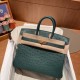 Hermes Birkin 25CM Ostrich leather hand stitched with beeswax thread 