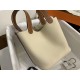 Hermes Picotin 18cm Imported TC leather Pure hand waxed thread stitching Double spelling color