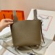 Hermes Picotin 18 & 22cm Clemence leather Pure hand waxed stitching