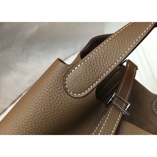 Hermes Picotin 18 & 22cm Imported leather Pure hand waxed stitching