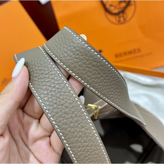 Hermes Picotin 18 & 22cm Elephant Grey TC Cowhide Purely hand stitched