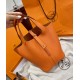 Hermes Picotin 18 & 22cm orange TC cowhide Pure hand stitching