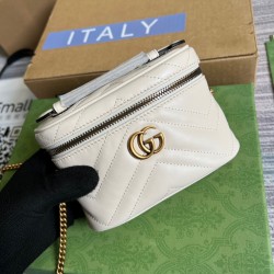 GG Marmont mini top handle bag Size:16 x 10.5 x 5cm
