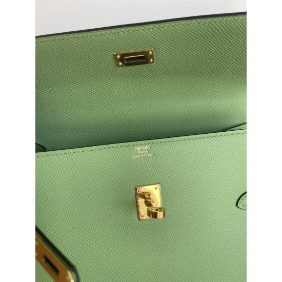 Hermes New Kelly Double Bread Epsom Leather