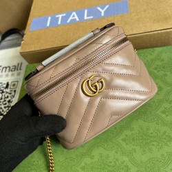 GG Marmont mini top handle bag Size:16 x 10.5 x 5cm