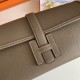 Hermes Jige 29cm epsom leather clutch bag