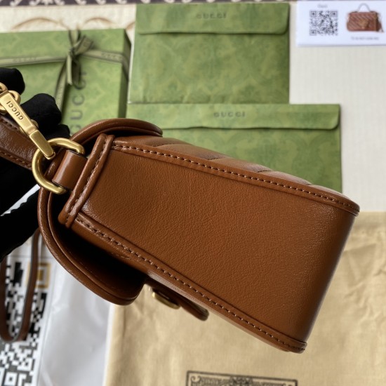 Gucci GG Marmont mini top handle bag Size: 21 x 15.5 x D8cm